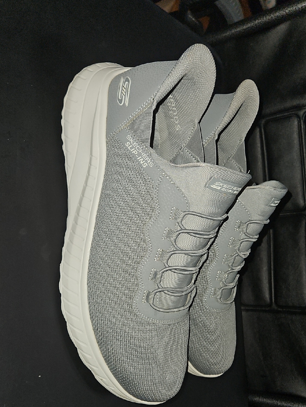 Skechers GOwalk Slip-On Sneakers in Light Gray Size 13 - Picture 3 of 13